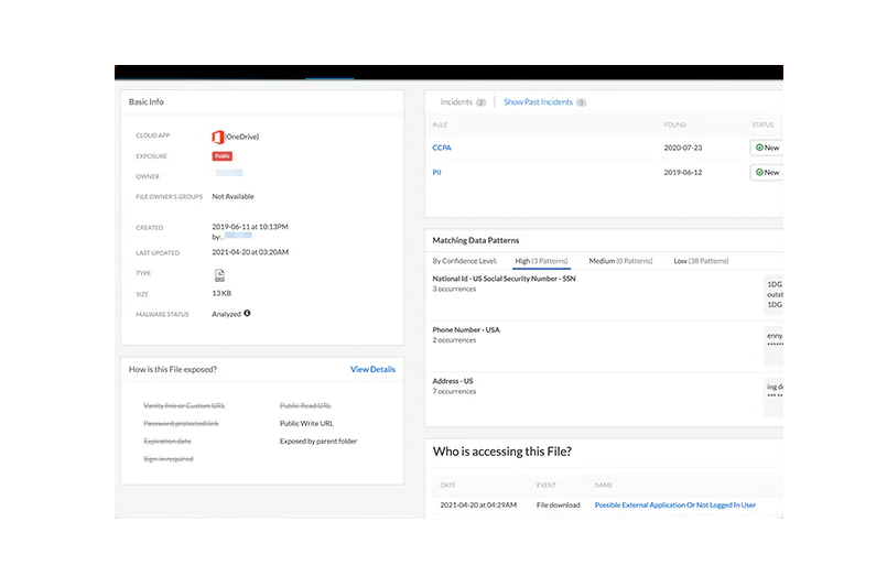 클라우드 기반 엔터프라이즈 DLP