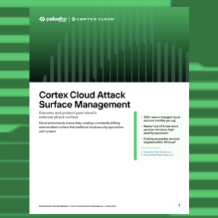 Cortex Cloud 공격 표면 관리