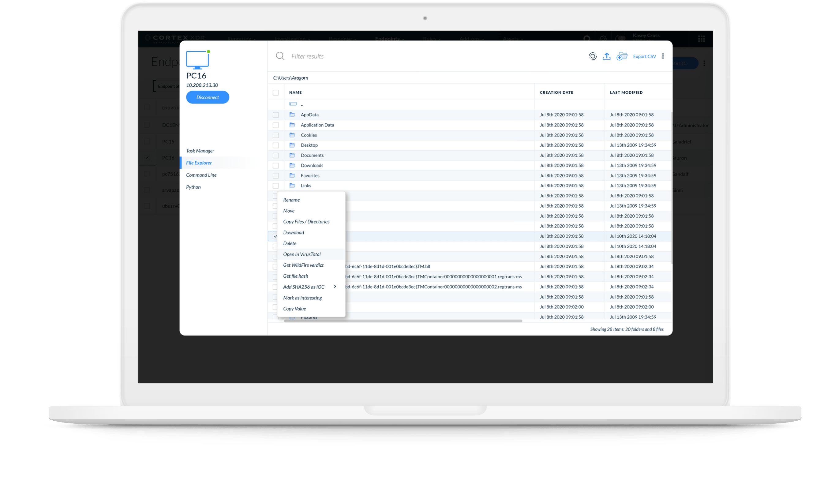 라이브 터미널 탐지
