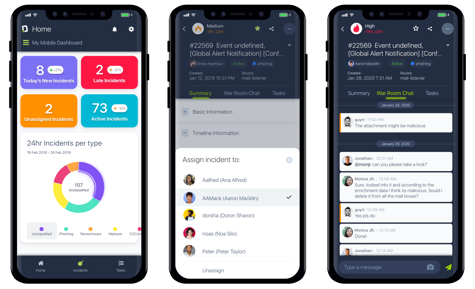 CORTEX XSOAR 모바일 앱