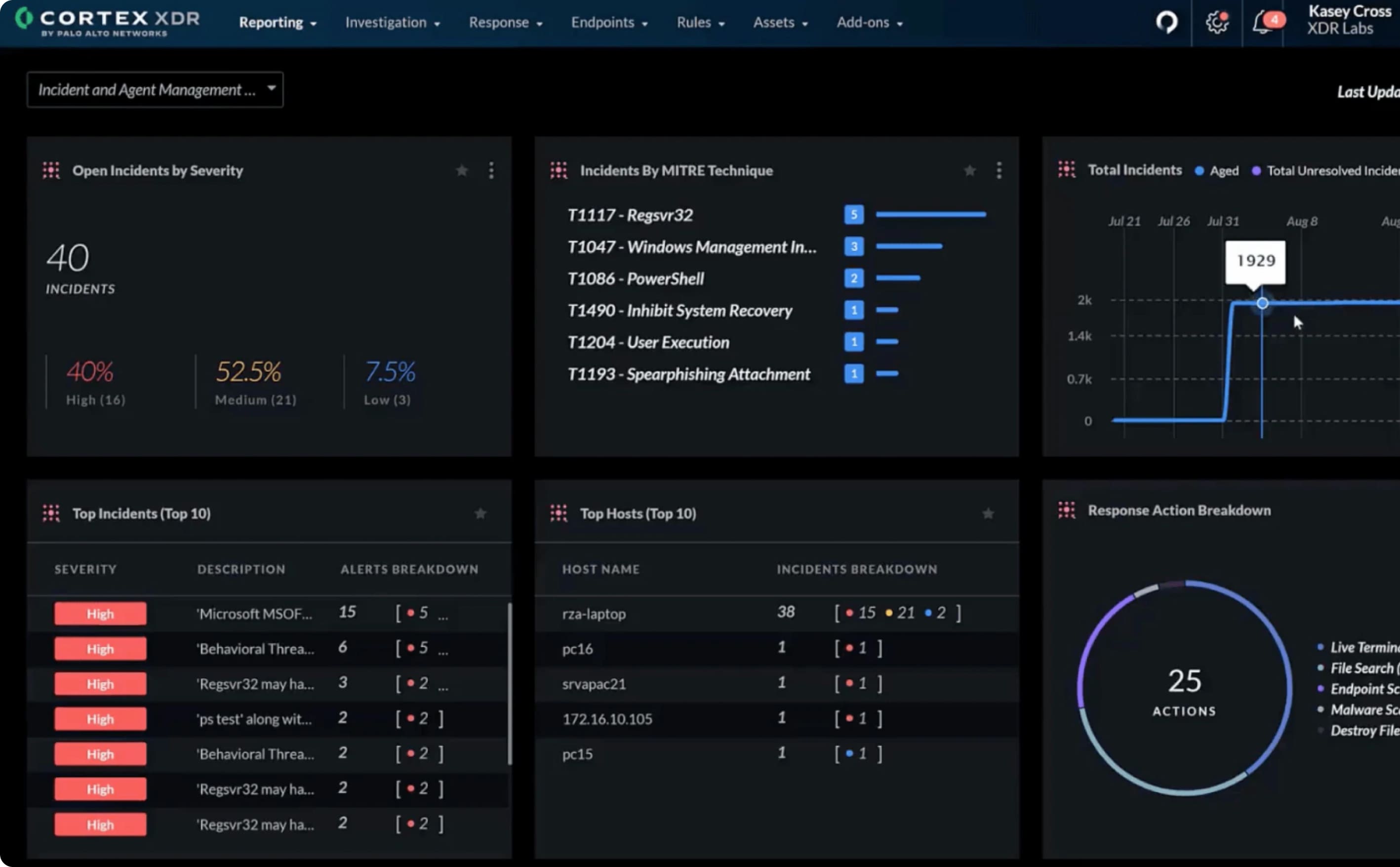 라이브 XDR 데모