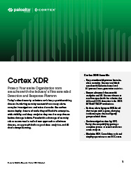 Cortex XDR 데이터시트