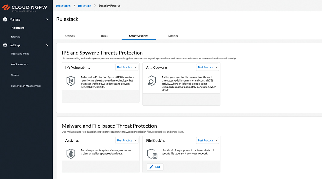 AWS 방화벽 관리자와 쉽게 통합