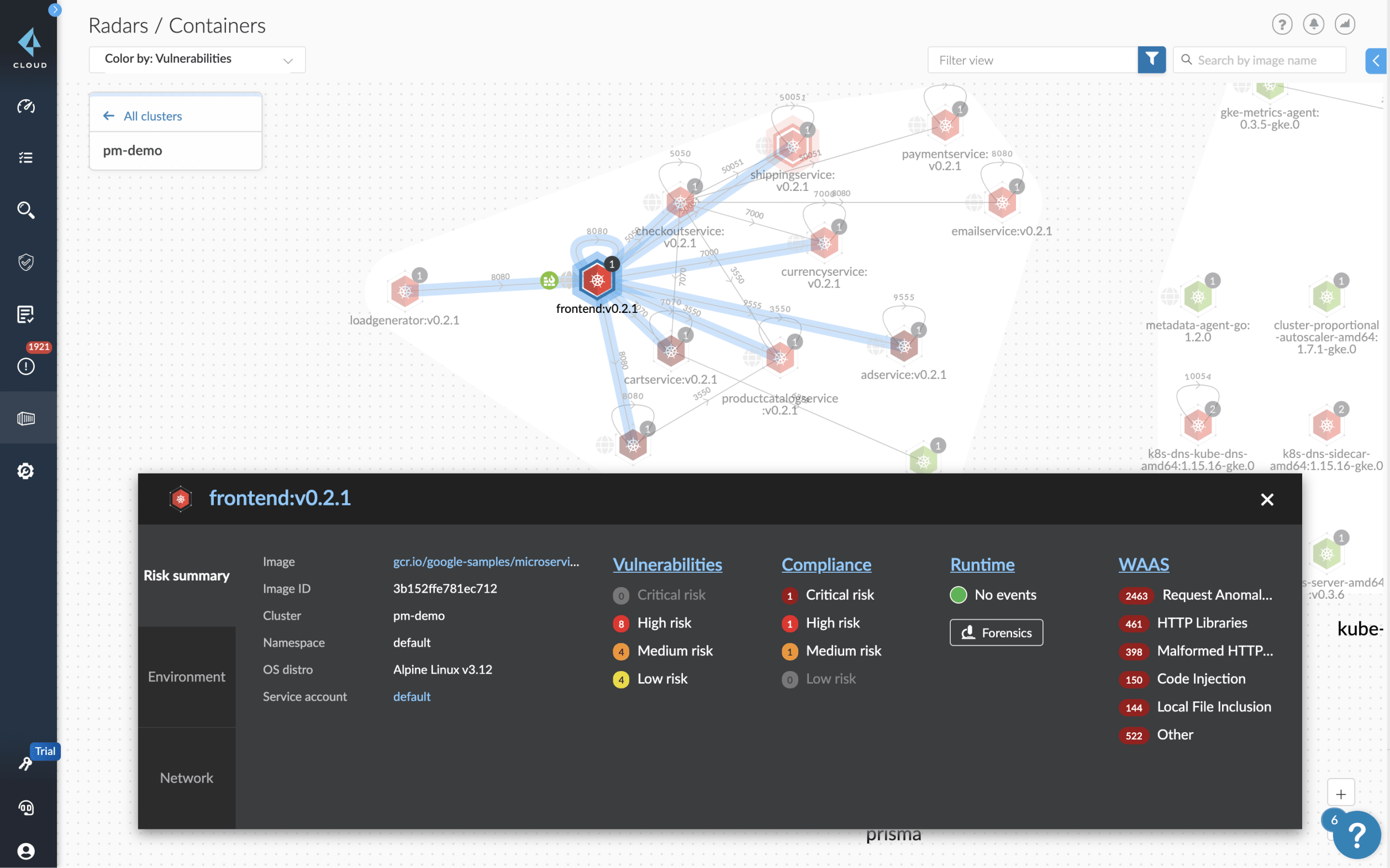 클라우드 워크로드 보호