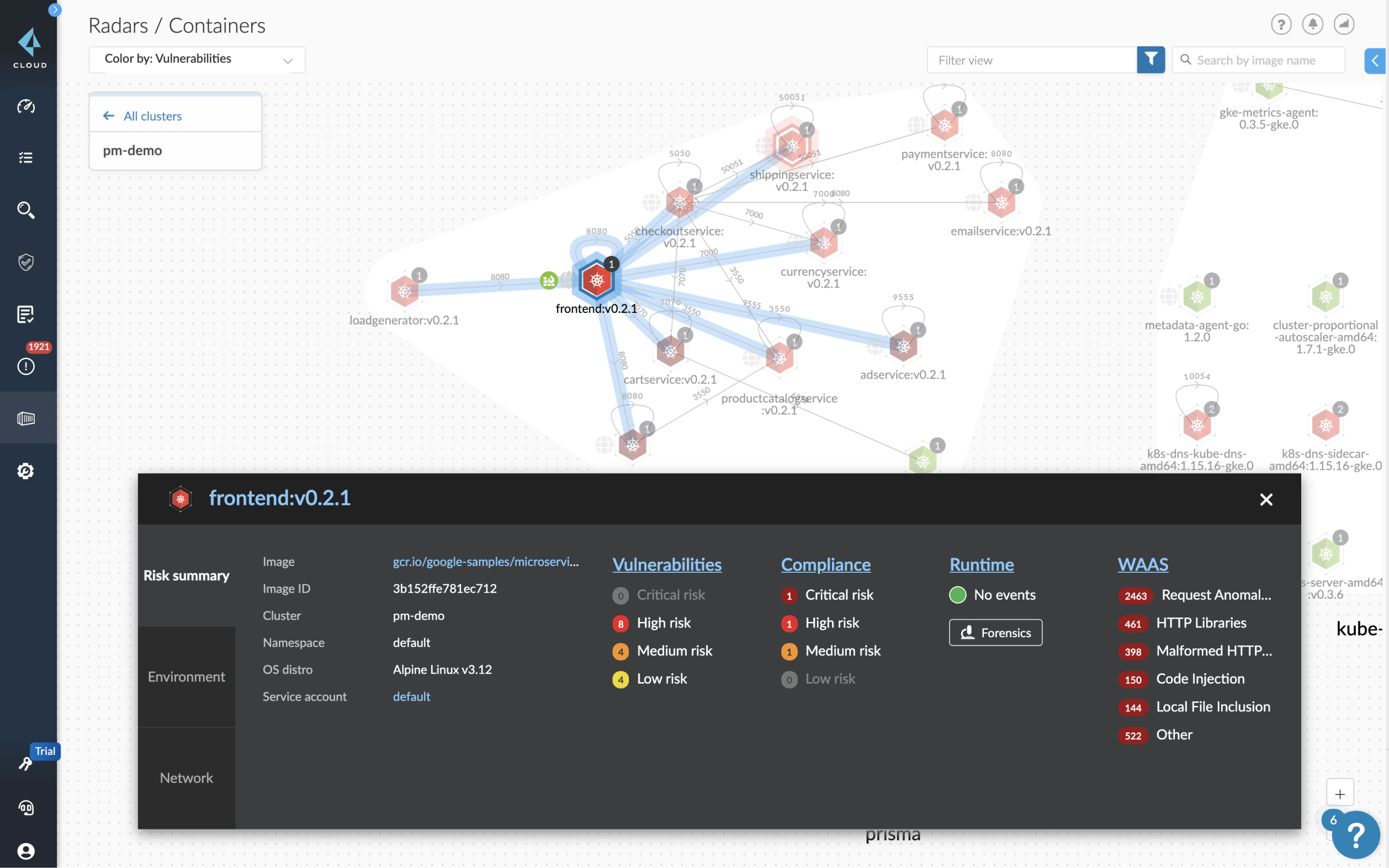 클라우드 워크로드 보호