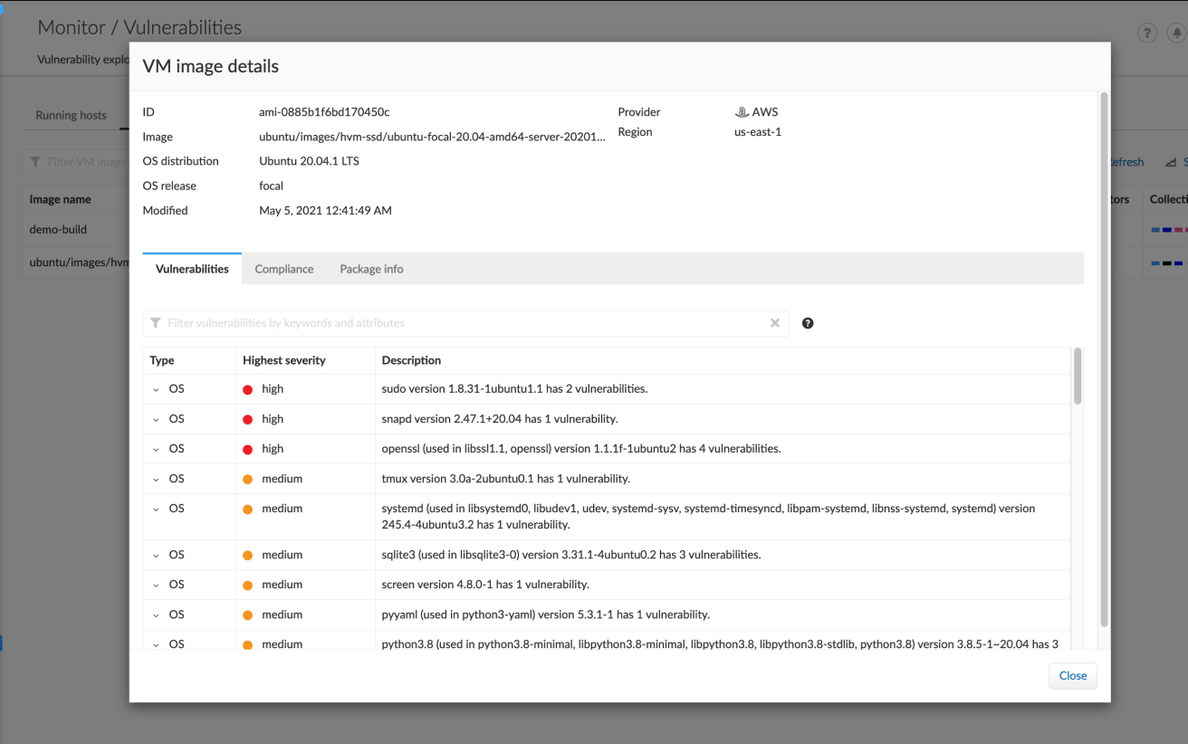 CI/CD & VM 이미지 스캔 이미지