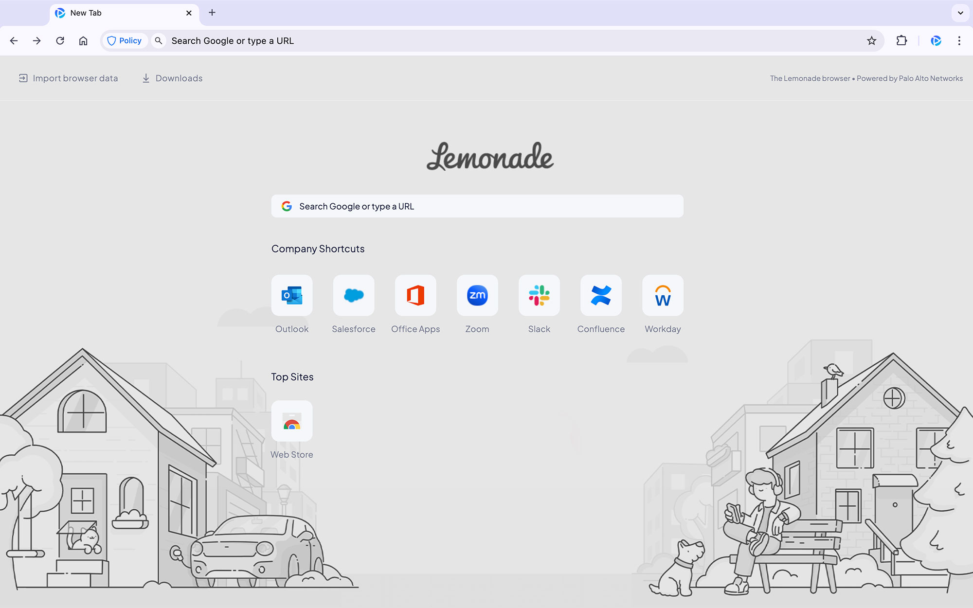 pab lemonade 새 탭