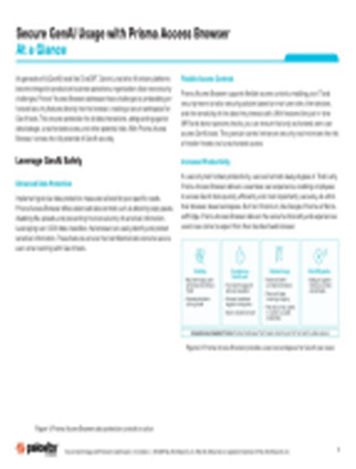 Prisma Browser를 통해 안전한 GenAI 사용 개요