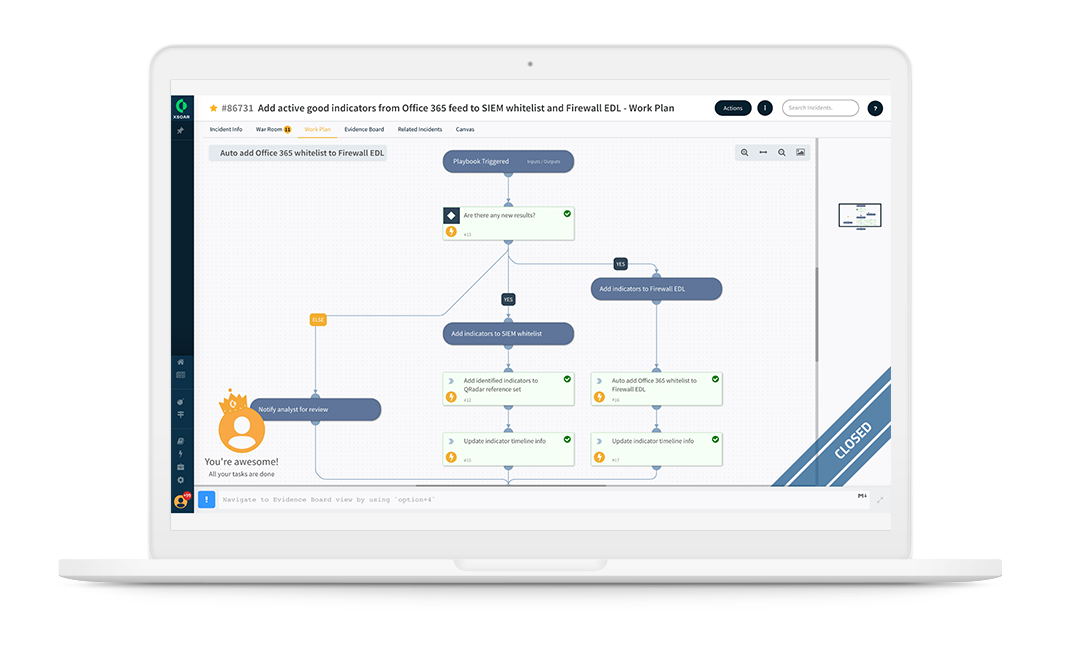 업계에서 가장 개방적이고 포괄적인 SOAR 플랫폼